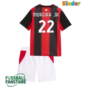 AC Milan Diego Moreira #22 Replik Heimtrikot Kinder 2026-27 Kurzarm (+ Kurze Hosen)